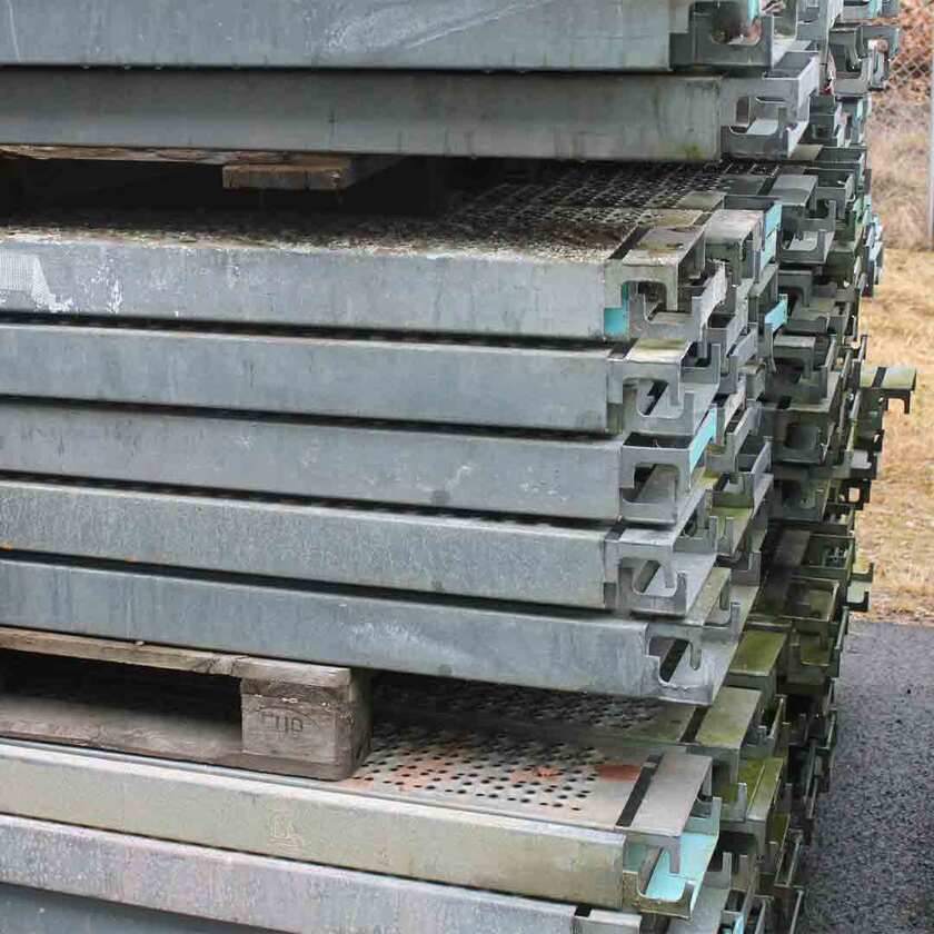 Stålplank SPL 2,55x2,30x0,90m Stål - Begagnad