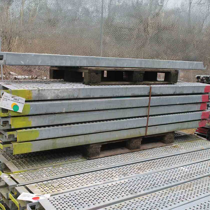 Stålplank SPL 2,55x2,30x0,90m Stål - Begagnad