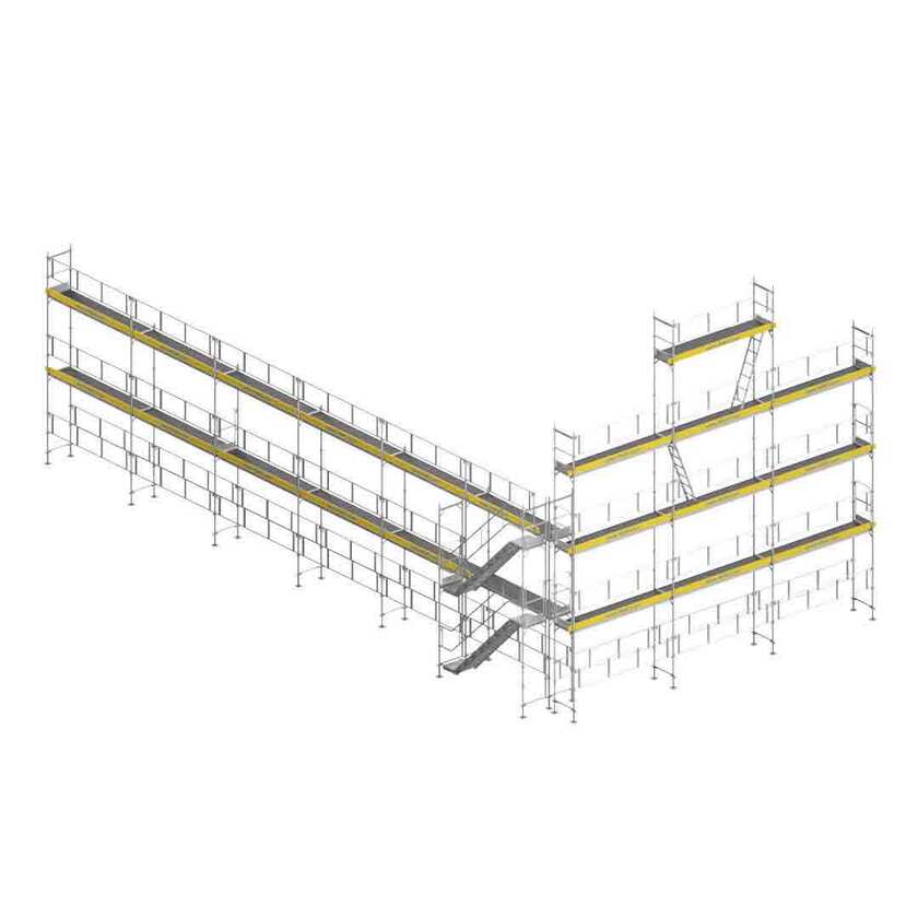 Byggnadsställning RAM - Stora kombipaketet med UTV ALU
