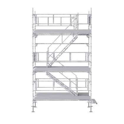 Trapptorn 3x1,65x4m Stål