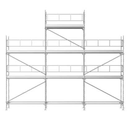 Byggnadsställning Universal 9x6,5/8,5m stål
