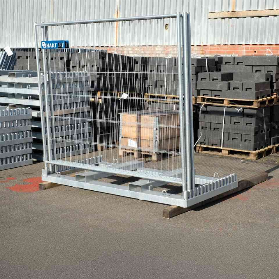 Byggstängsel Premium 2,2x2,0m Stål