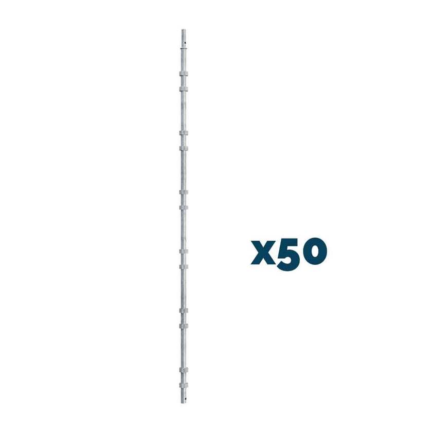 Spira S 3m stål 50-pack