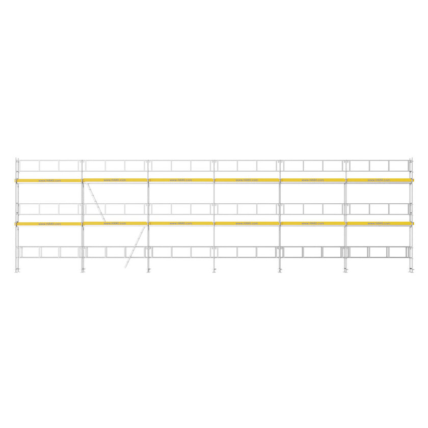 Byggnadsställning RAM 18x6,5m ALU