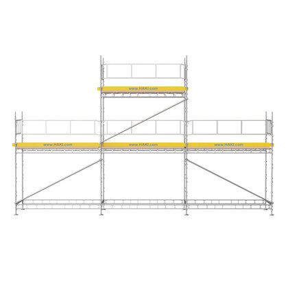 Byggnadsställning Universal Trall 9x4,5/6,5m stål