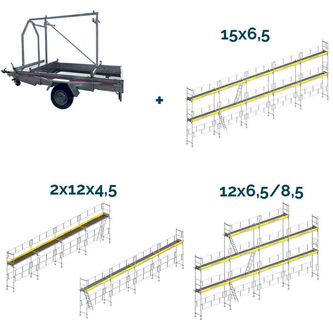 Ställningssläp m. Flexpaket 