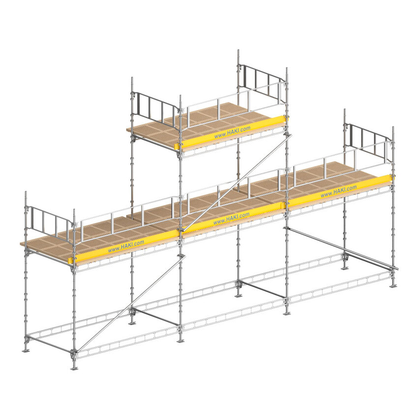 Byggnadsställning Universal Trall 9x4,5/6,5m stål