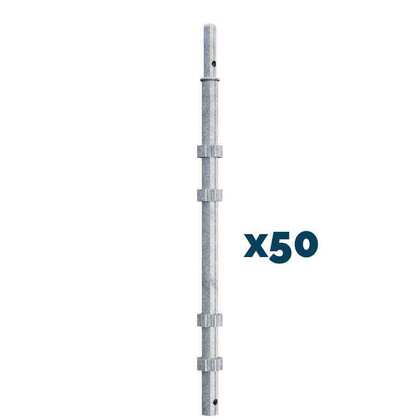 Spira S 2m stål 50-pack