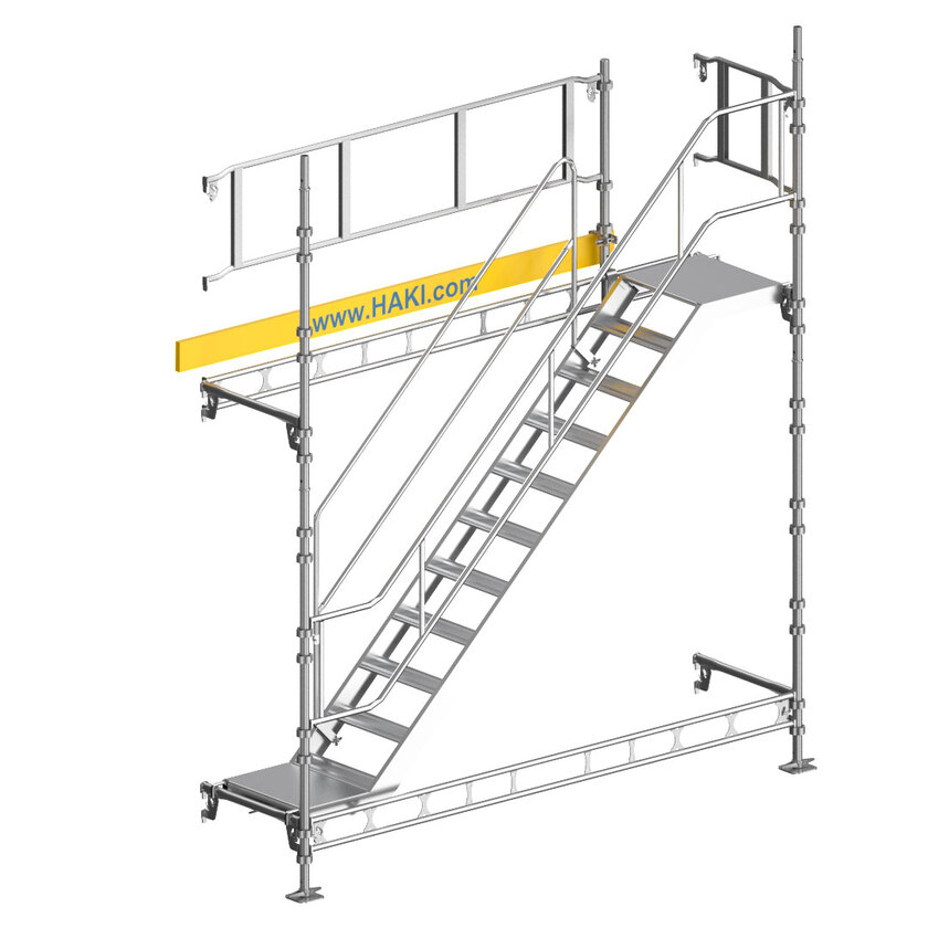 Byggnadsställning Universal trall trappa botten 3x4,5m stål