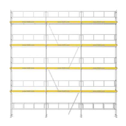 Byggnadsställning RAM 9x10,5m ALU