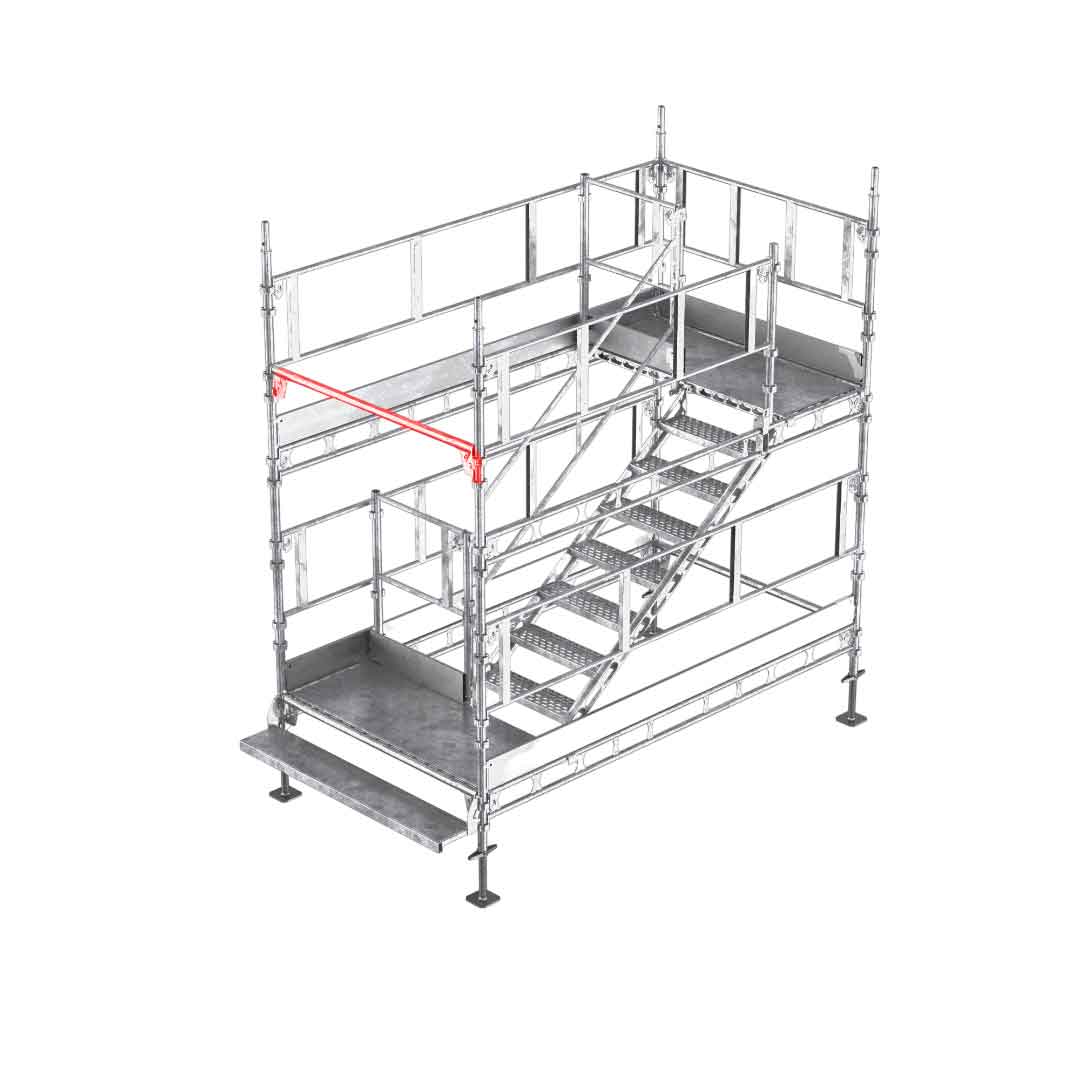 Enrörsbalk 1,65m stål