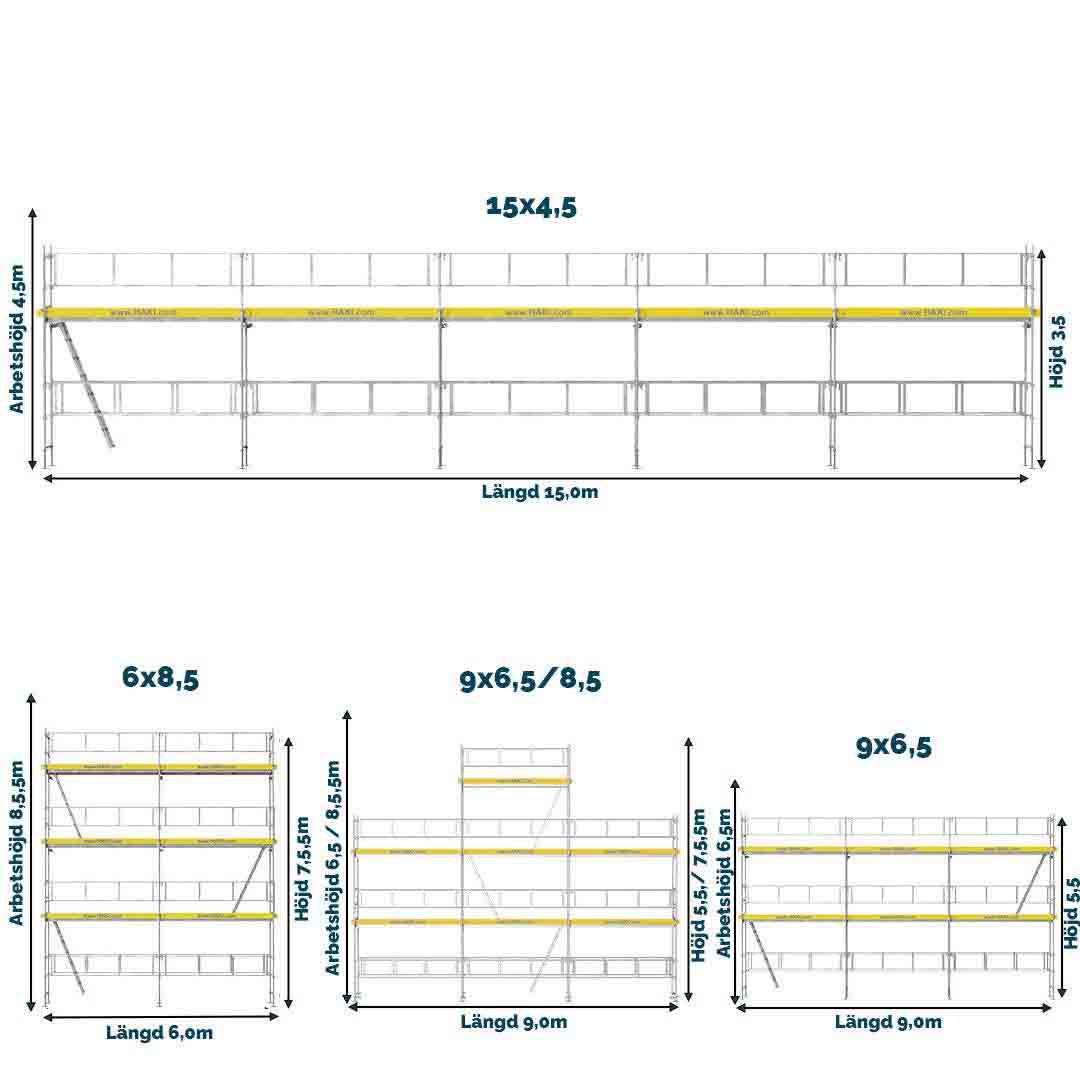 Ramställning Flexpaket 3 ALU