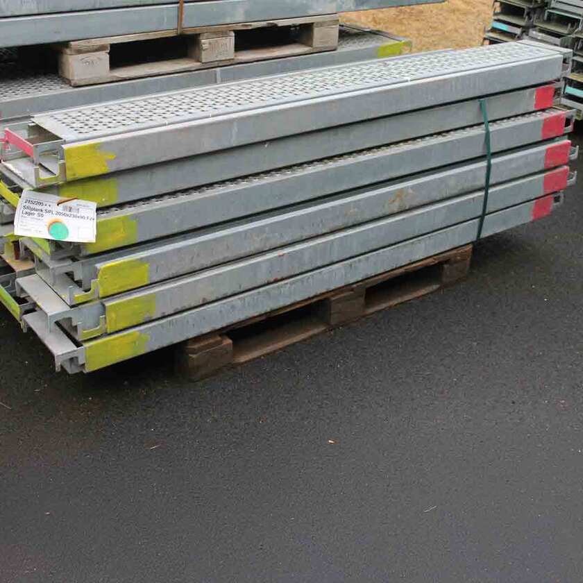 Stålplank SPL 2,05x2,30x0,90m Stål - Begagnad