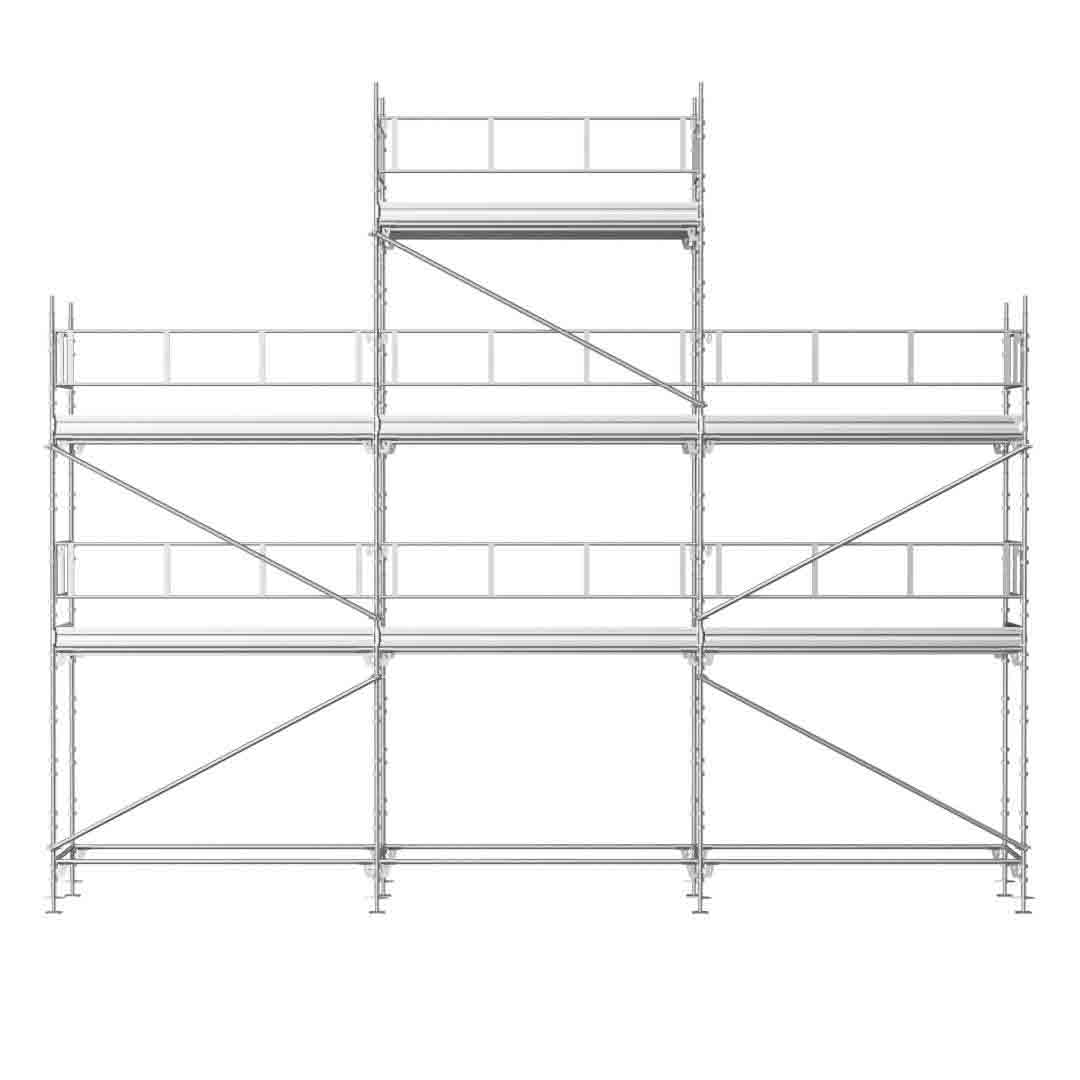 Byggnadsställning Universal 9x6,5/8,5m stål