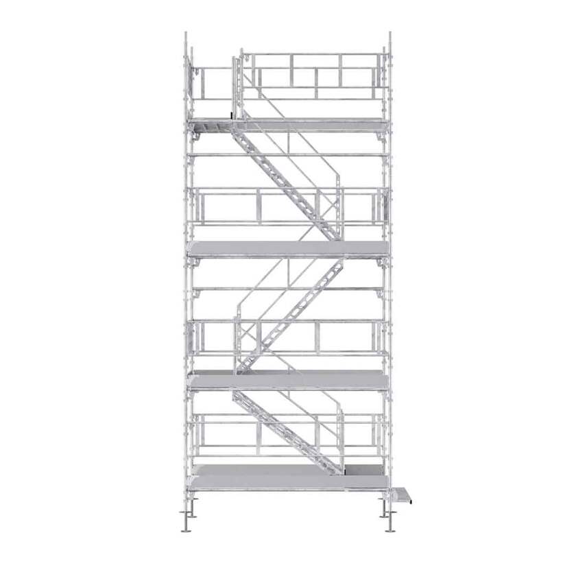 Trapptorn 3x1,65x6m Stål